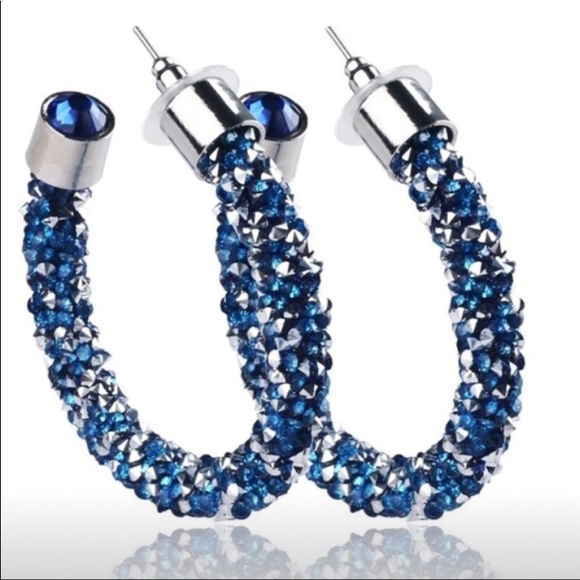 Jewelry - Semicircle Crystal Earrings